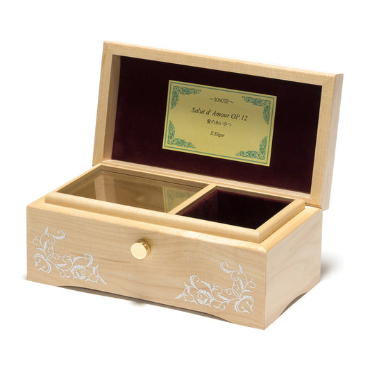 【曲が選べる・誕生日に人気】30弁 鏡面仕上げ メープル|高級仕上げオルゴール プレゼント お祝いギフト