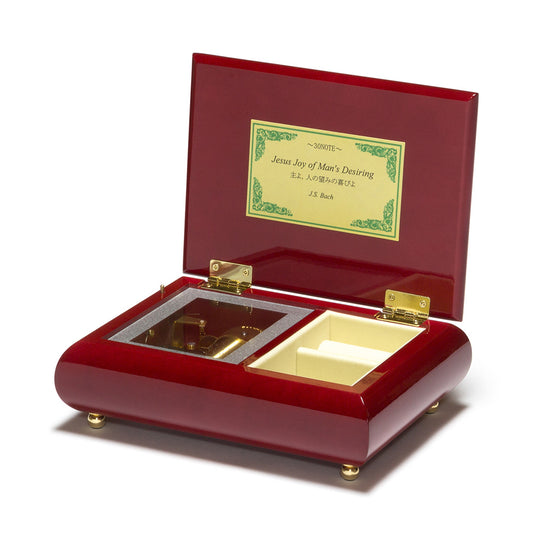 【曲が選べる・誕生日に人気】30弁 ミーティス メープル ワイン|高級仕上げオルゴール プレゼント お祝いギフト