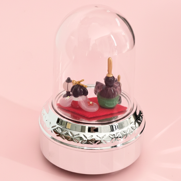 【ひなまつりギフト】ひな人形ミニドームオルゴール