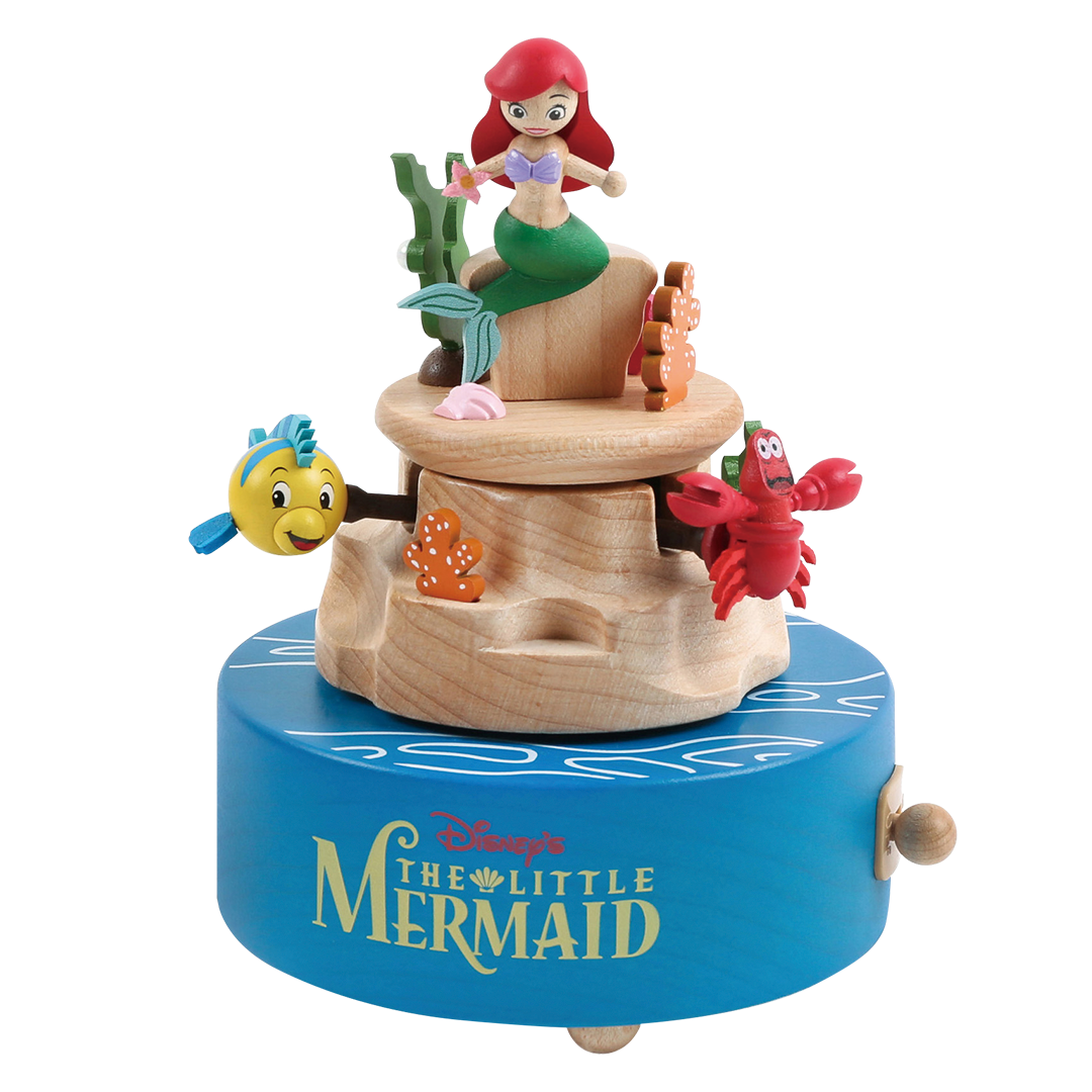CD184S】ディズニー木製からくりオルゴール リトルマーメイド CD184S】ディズニー木製からくりオルゴール リトルマーメイド