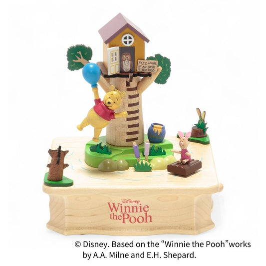 【CD186S】Winnie The Pooh/ラウンドオルゴール ディズニー