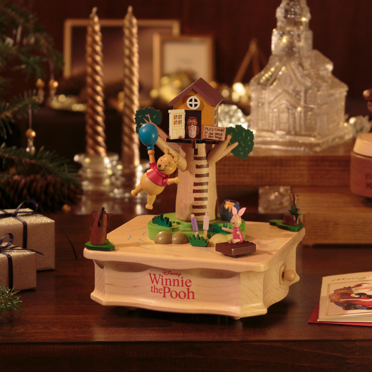 【CD186S】Winnie The Pooh/ラウンドオルゴール ディズニー