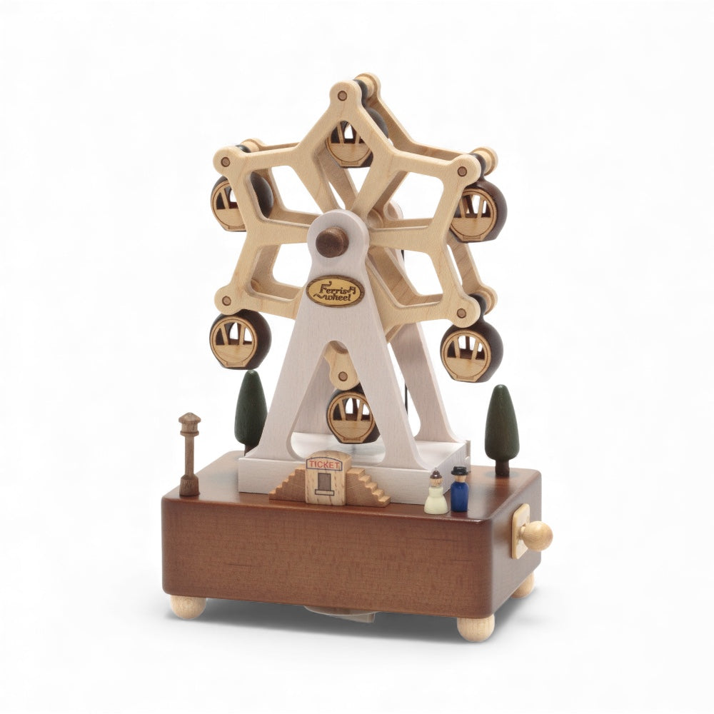 【EA160S】木製からくりオルゴール 観覧車 Dating Ferris Wheel