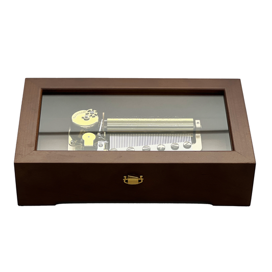 【曲が選べる・誕生日に人気】【EX257】50弁 ORPHEUS オンラインショップ限定!天窓BOX|高級仕上げオルゴール プレゼント お祝いギフト