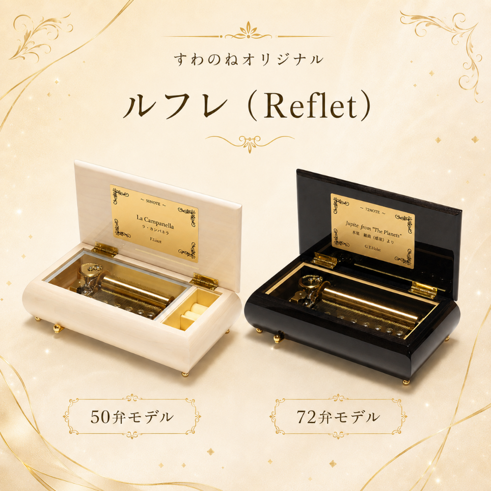 ルフレ(Reflet) 72弁/50弁モデル – オルゴールギャラリー