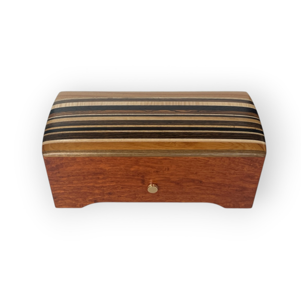 72-Note Karin Wood Marquetry Music Box 【0401106001210】