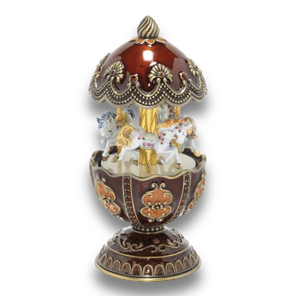 【YA761A】ピューター メリーゴーランド