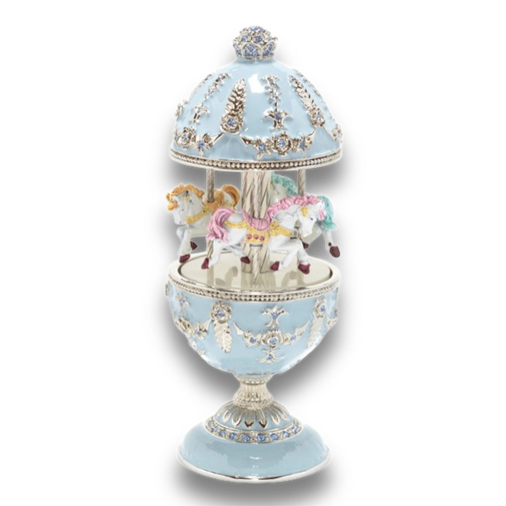 【YA762C】ピューター メリーゴーランド