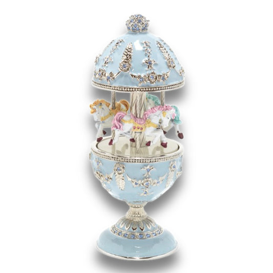 【YA762C】ピューター メリーゴーランド