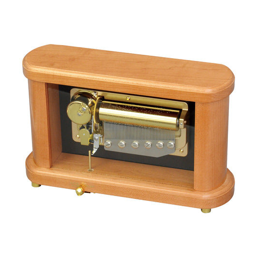 【曲が選べる・誕生日に人気】【EX264】50弁 ORPHEUS スクエア縦型 メープル ブラウン|高級仕上げオルゴール プレゼント お祝いギフト
