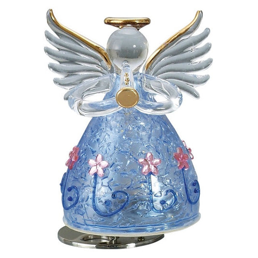 【YA392】✽ 小花シリーズ ✽ ガラス天使オルゴール