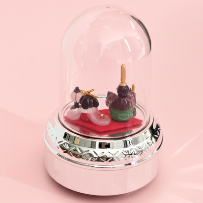 【ひなまつりギフト】ひな人形ミニドームオルゴール