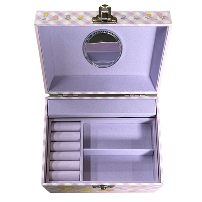 CF020S】リトルツインスターズ オルゴール付ジュエリーボックス CF020S】リトルツインスターズ オルゴール付ジュエリーボックス