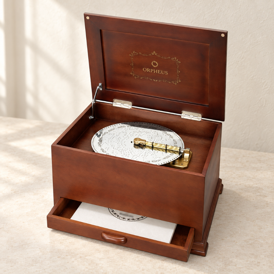 [DS401] 45-note tabletop disc music box