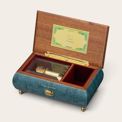 EX160I | 30-Note ORPHEUS Music Box – Blue-Brown Veneer