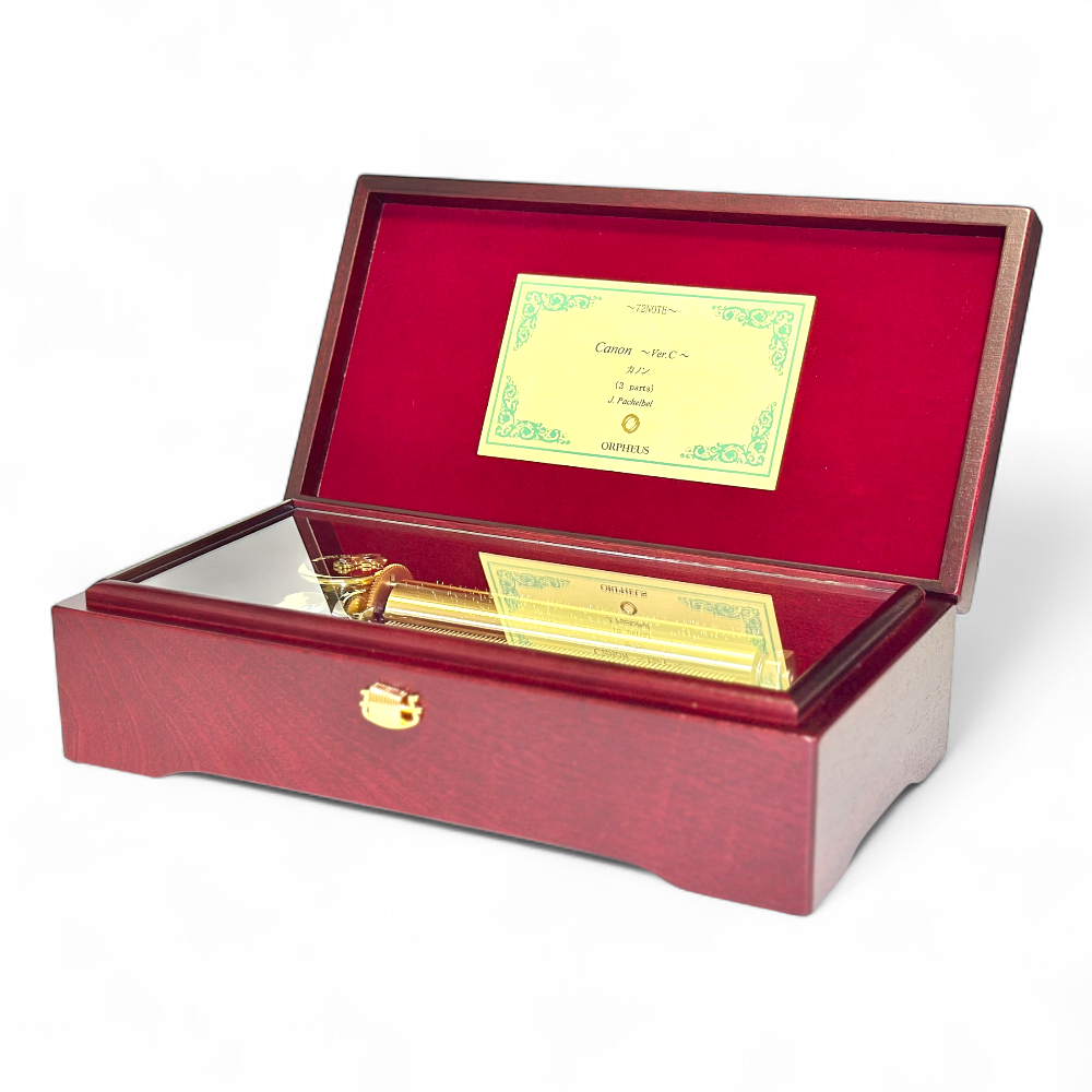 新品72弁 最新曲 (新)カノン（3パーツ）オルフェウス313オルゴール 象嵌