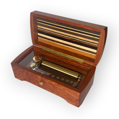 72-Note Karin Wood Marquetry Music Box 【0401106001210】