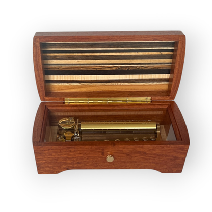 72-Note Karin Wood Marquetry Music Box 【0401106001210】