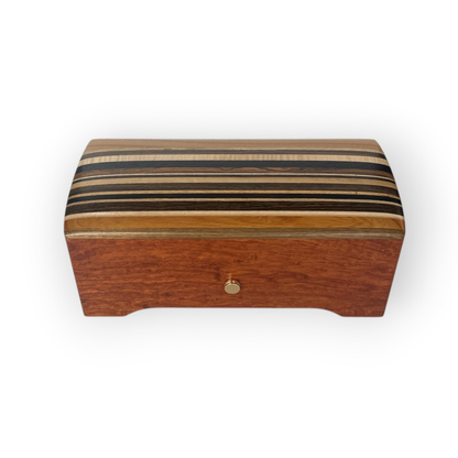 72-Note Karin Wood Marquetry Music Box 【0401106001210】