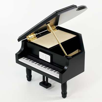 18弁木製グランドピアノ　ブラック